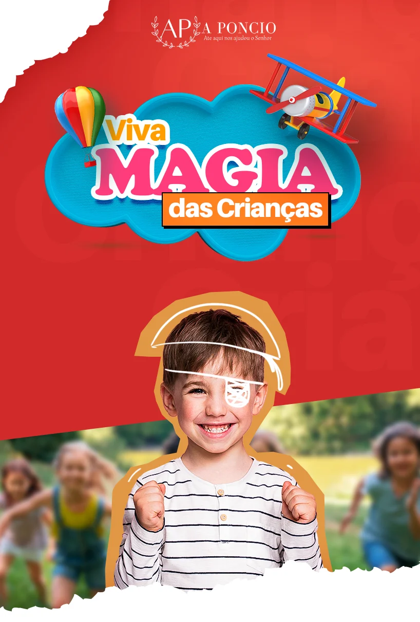 BANNER VIVA A MAGIA DAS CRIANÇAS APONSO - MOBILE